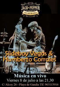 Slideboy Vegas & Humberto Corrales @ Jack The Pepper | Grau i Platja | Comunidad Valenciana | España