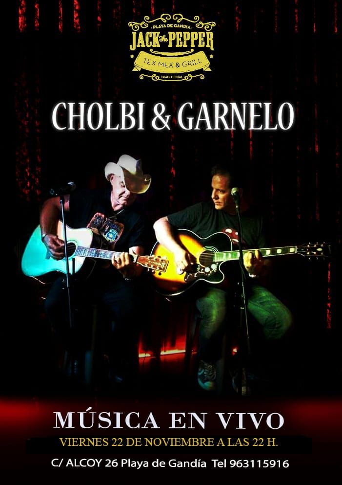 Cholbi & Garnelo - musica en vivo.- jack the pepper