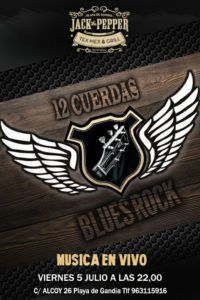 12 Cuerdas @ Jack The Pepper | Grau i Platja | Comunidad Valenciana | España