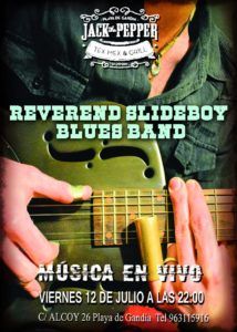 Reverend Slideboy @ Jack The Pepper | Grau i Platja | Comunidad Valenciana | España